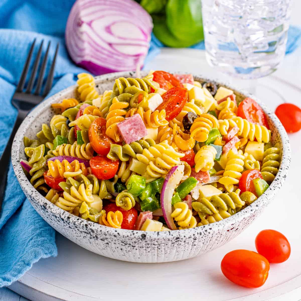 Colorful Pasta Plate